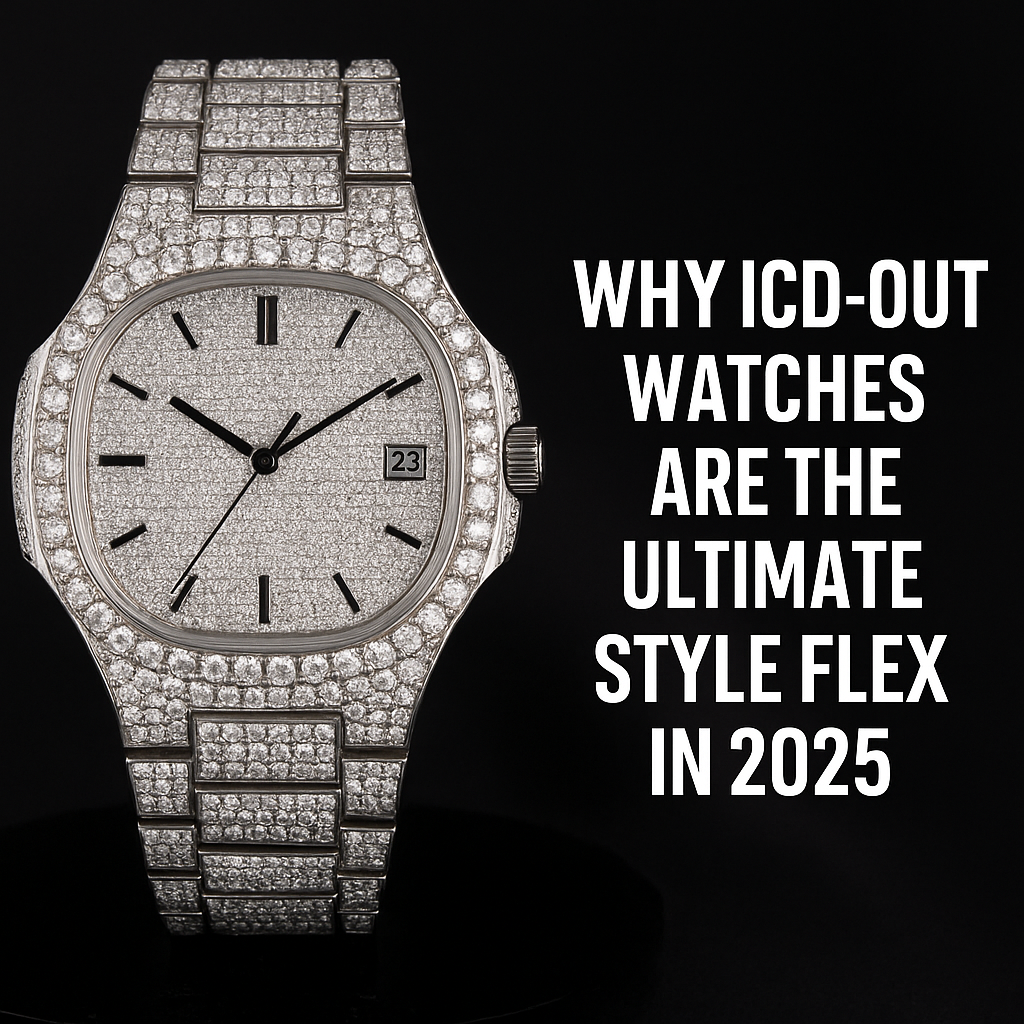 Why Iced-Out Watches Are the Ultimate Style Flex in 2025