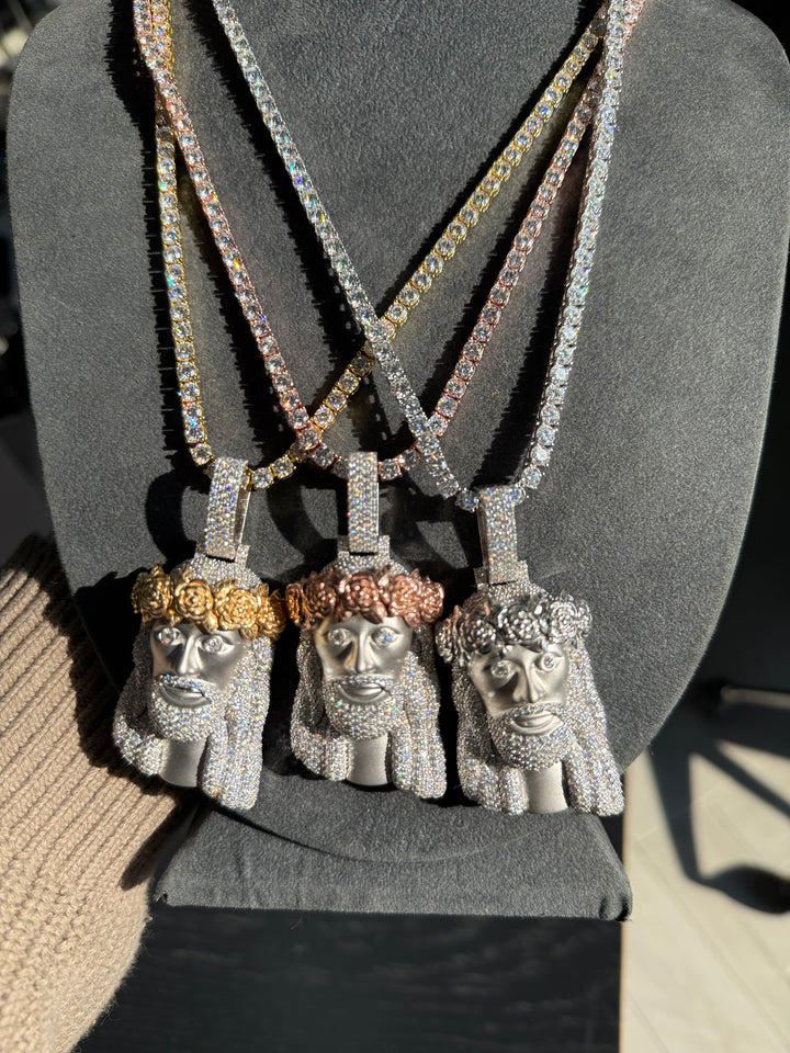 Jesus Head + Tennis Chain