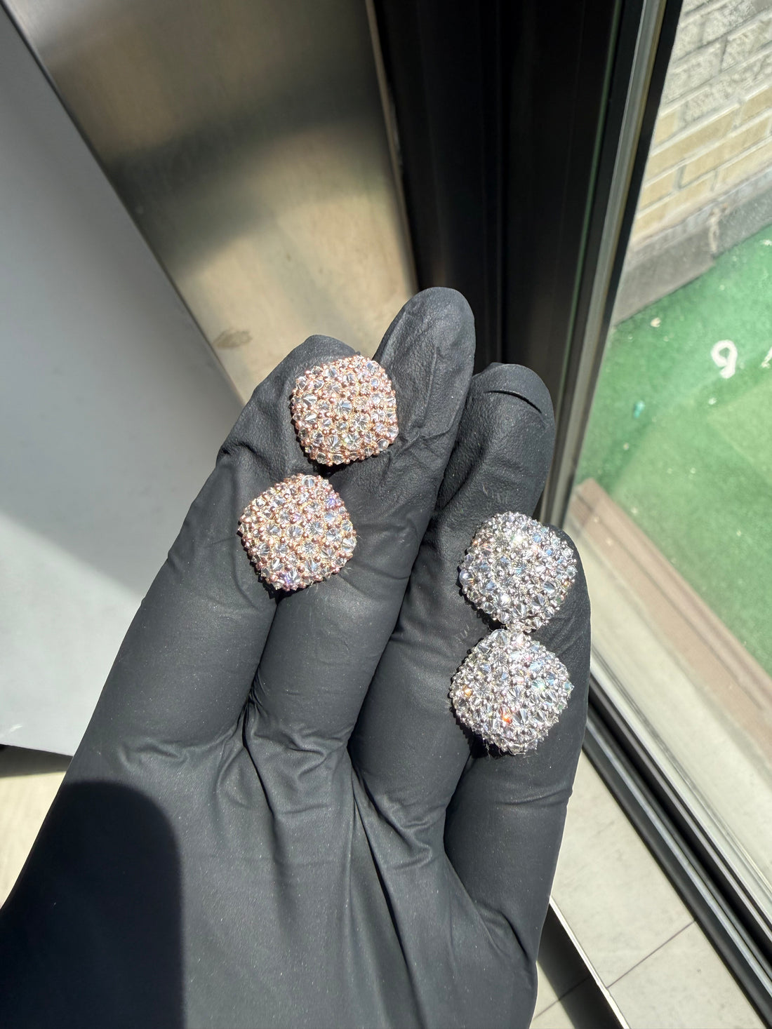 MOSAIC INVERTED EARRINGS