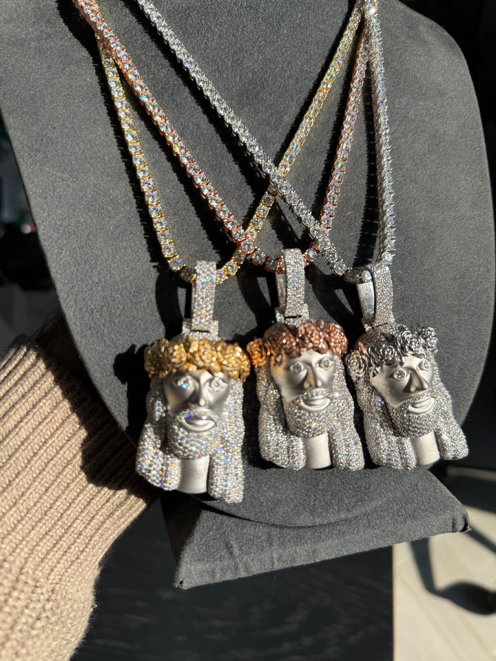 Jesus Head + Tennis Chain